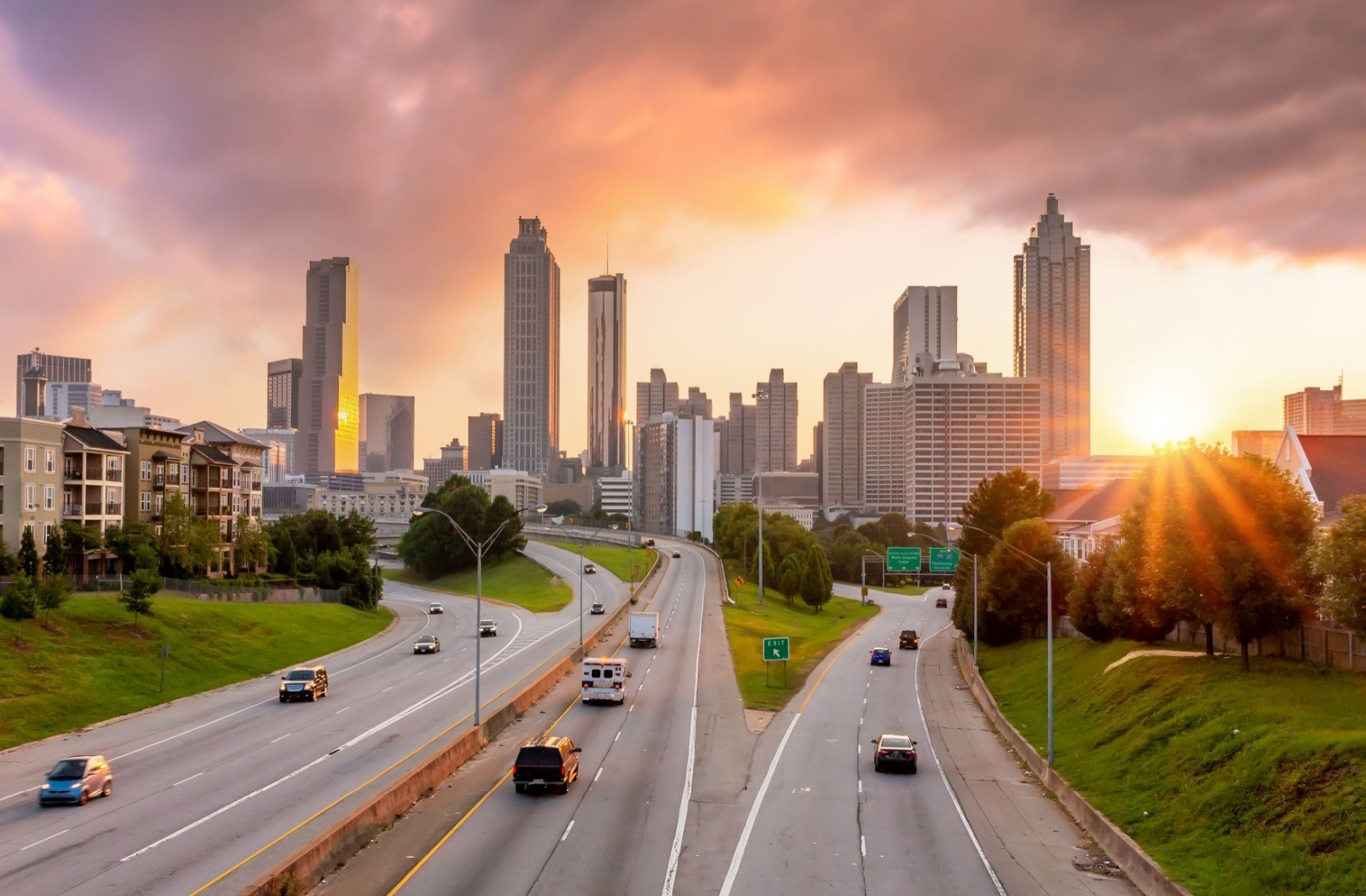 image of the atlanta skyline